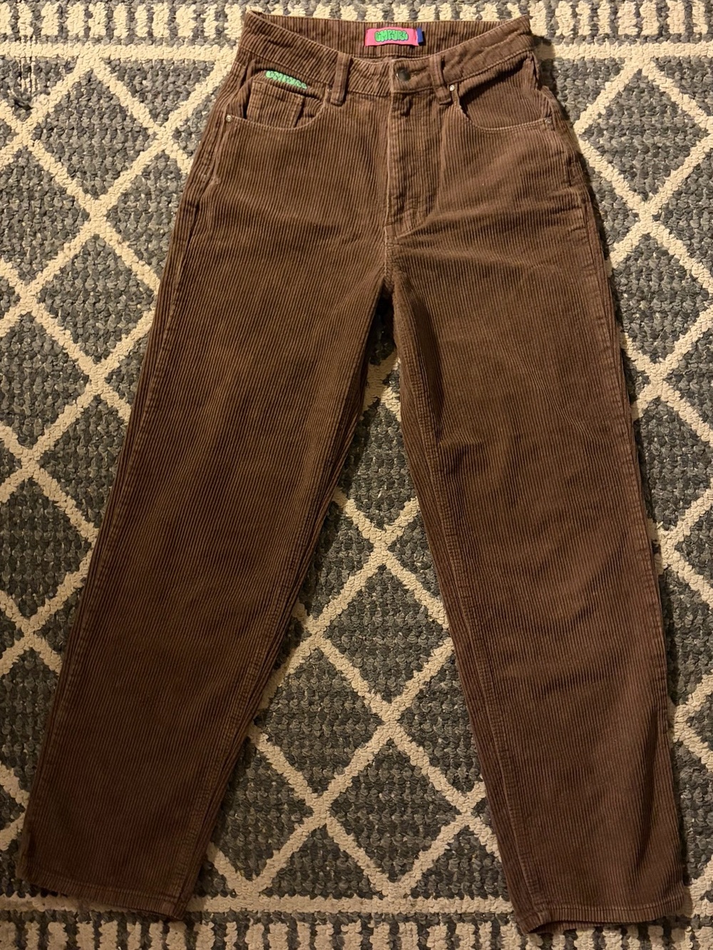 Empyre Brown Corduroy Wide Leg Pants
